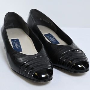 Selly Black Leather Shoes